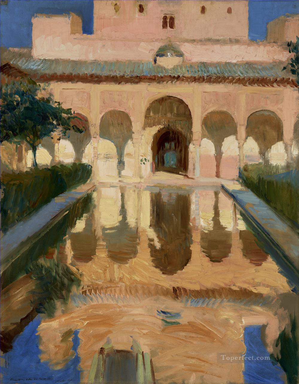 Hall of the Ambassadors Alhambra Granada GTY painter Joaquin Sorolla Oil Paintings